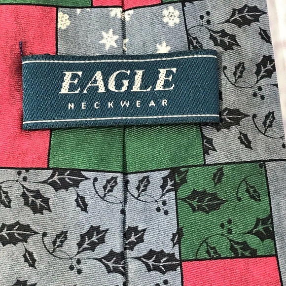 Eagle Neckwear Mens Neck Tie 100% Silk Made in USA - Picture 5 of 7